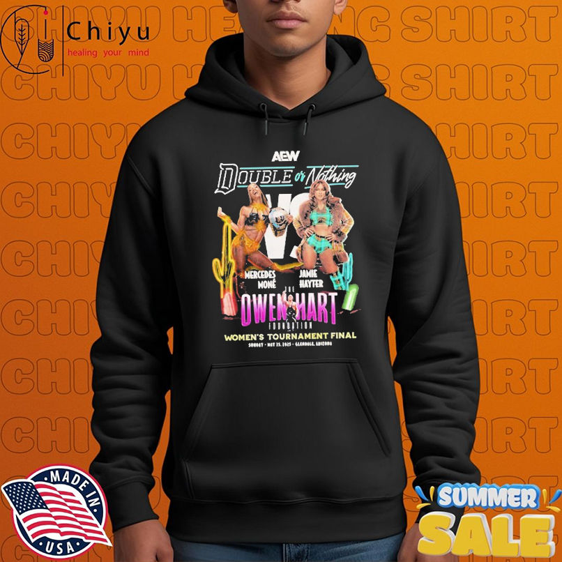 Mercedes Moné vs Jamie Double Or Nothing 2025 Hayter Women's Tournament Final 2025 AEW T-shirts Mercedes Moné vs Jamie Double Or Nothing 2025 Hayter Women's Tournament Final 2025 AEW T-shirts