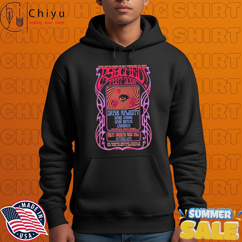 Psyched Fest Great American Music Hall October 26 2025 Live T-shirts Psyched Fest Great American Music Hall October 26 2025 Live T-shirts