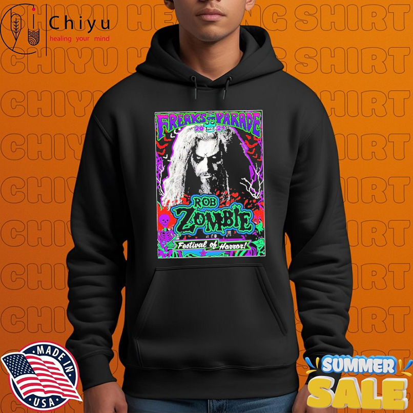 Rob Zombie Freaks On Parade Festival Of Horror Tour 2024 T-shirts Rob Zombie Freaks On Parade Festival Of Horror Tour 2024 T-shirts