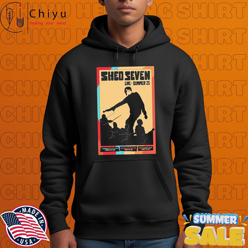 Shed Seven Manchester Castlefield Bowl July 4 2025 T-Shirts Shed Seven Manchester Castlefield Bowl July 4 2025 T-Shirts