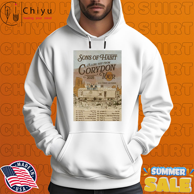 Sons Of Habit A Long Way From Corydon Tour 2025 Dates Oct 9 Denver Co T-shirts Sons Of Habit A Long Way From Corydon Tour 2025 Dates Oct 9 Denver Co T-shirts
