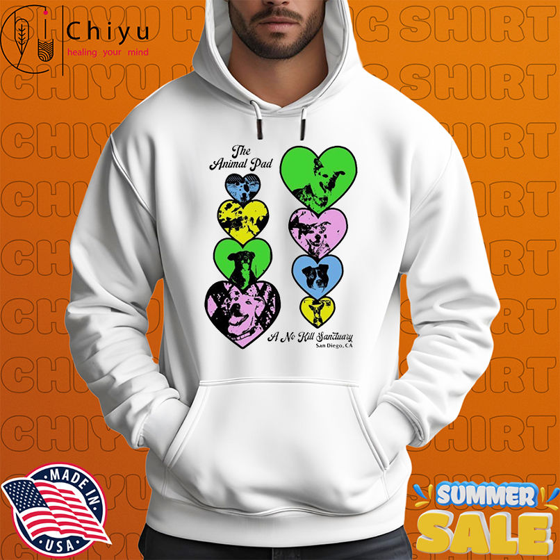 The Animal Pad A No Kill Sanctuary San Diego CA Hearts T-shirts The Animal Pad A No Kill Sanctuary San Diego CA Hearts T-shirts