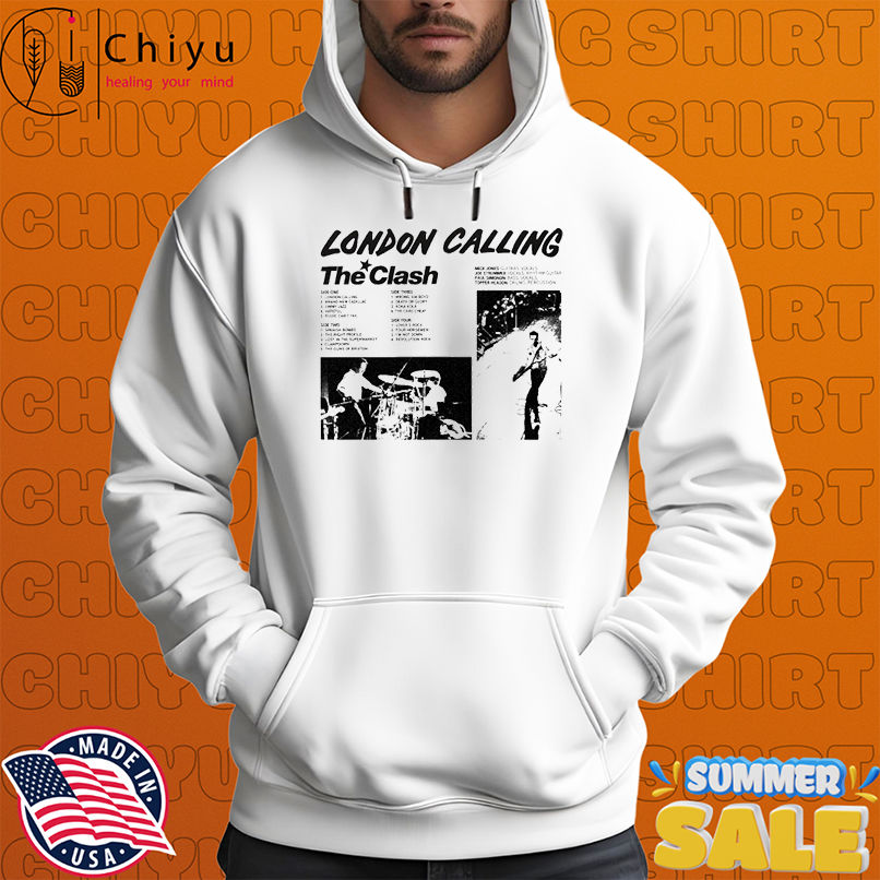 The Clash London Calling Cover Reverse T-shirts The Clash London Calling Cover Reverse T-shirts