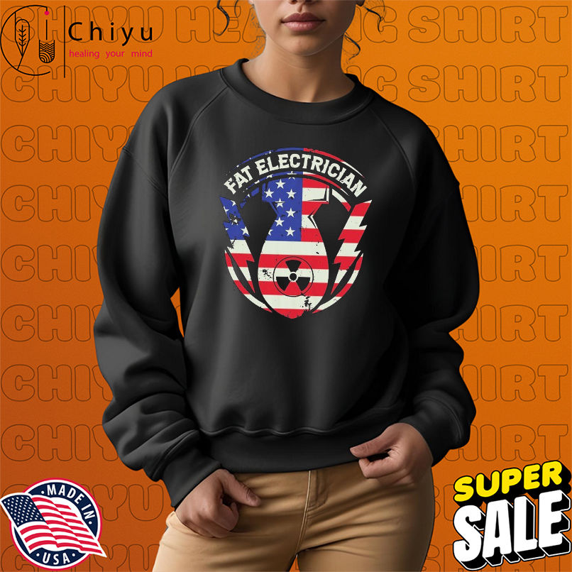 The Fat Electrician 'Merica Boom USA Flag T-shirts The Fat Electrician 'Merica Boom USA Flag T-shirts