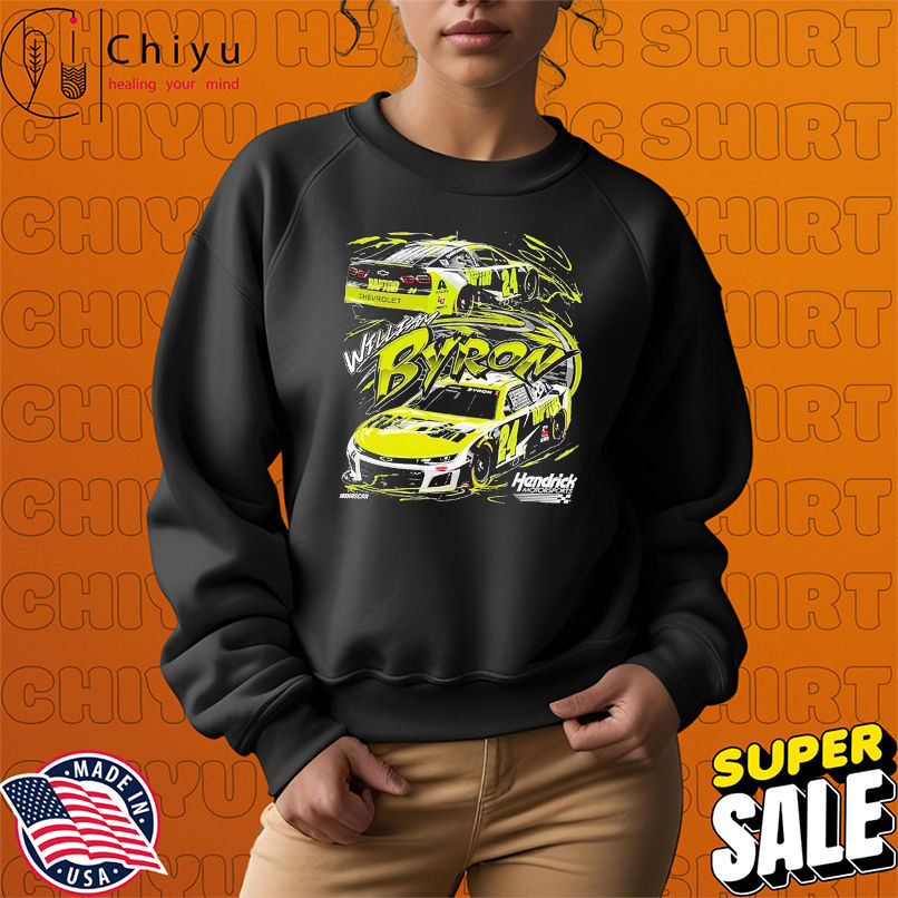 William Byron Hendrick Motorsports Team Raptor T-Shirts William Byron Hendrick Motorsports Team Raptor T-Shirts