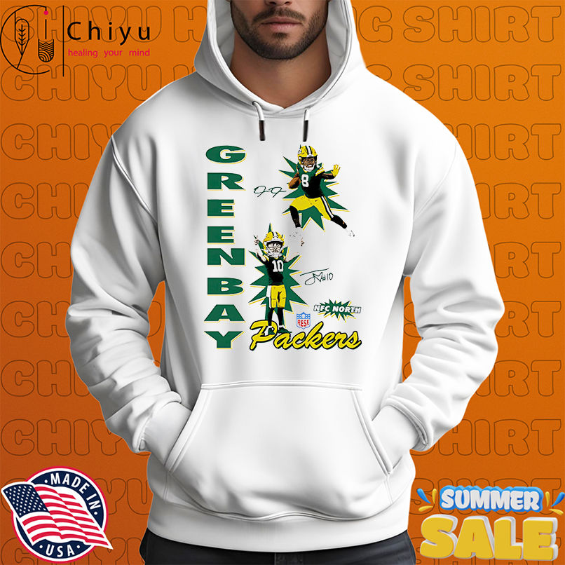 2025 Green Bay Packers NFC North Josh Jacobs and Jordan Love shirt 2025 Green Bay Packers NFC North Josh Jacobs and Jordan Love shirt