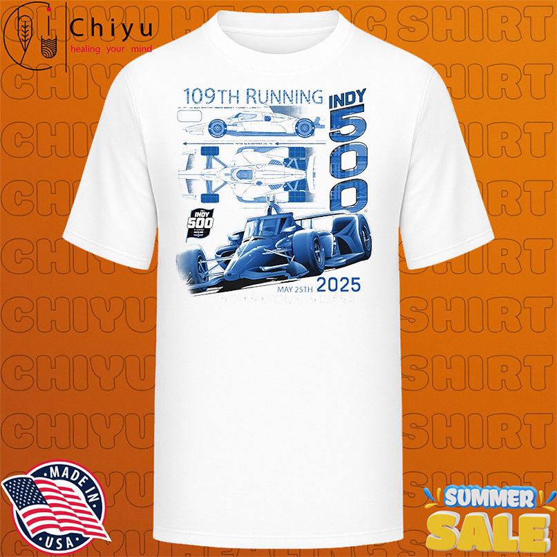 2025 Indy 500 109th running shirt
