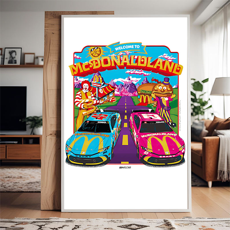 23XI Racing 23XI Racing McDonaldland shirt 23XI Racing 23XI Racing McDonaldland shirt