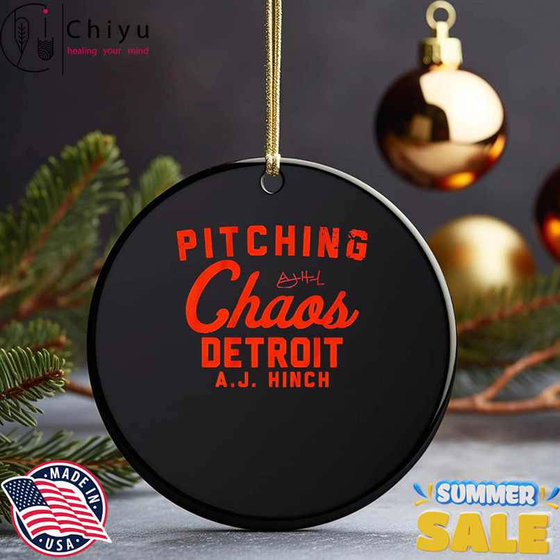 AJ Hinch Pitching Chaos Detroit Tigers signature shirt