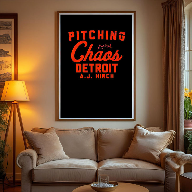 AJ Hinch Pitching Chaos Detroit Tigers signature shirt AJ Hinch Pitching Chaos Detroit Tigers signature shirt