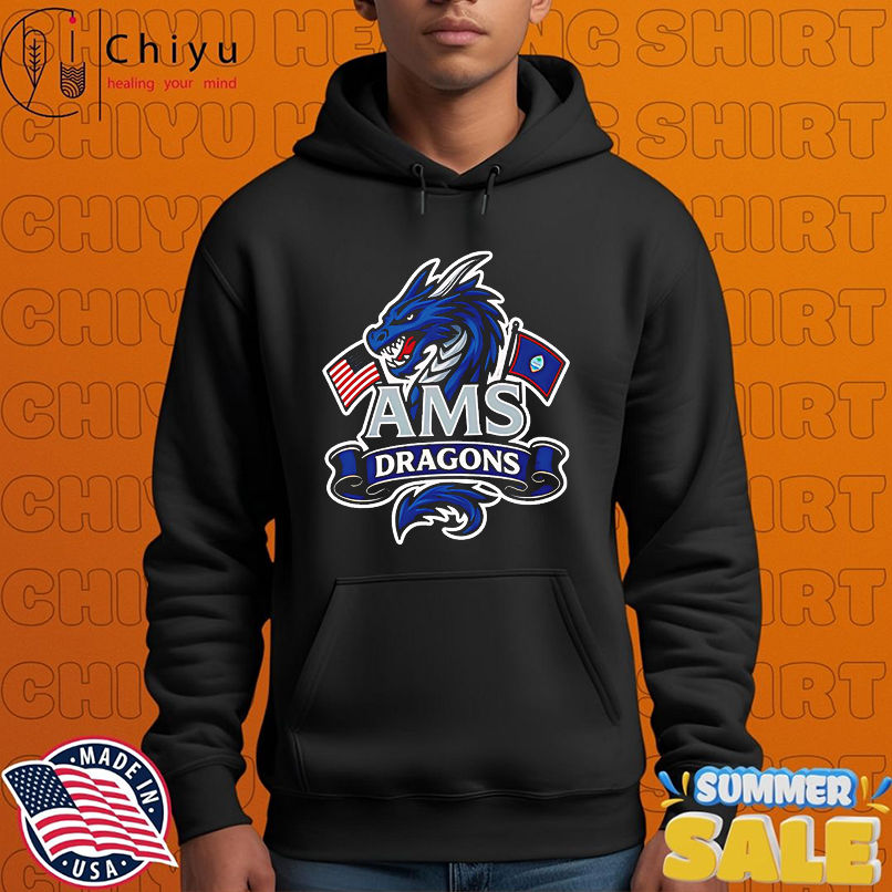 AMS Dragons flag logo shirt AMS Dragons flag logo shirt