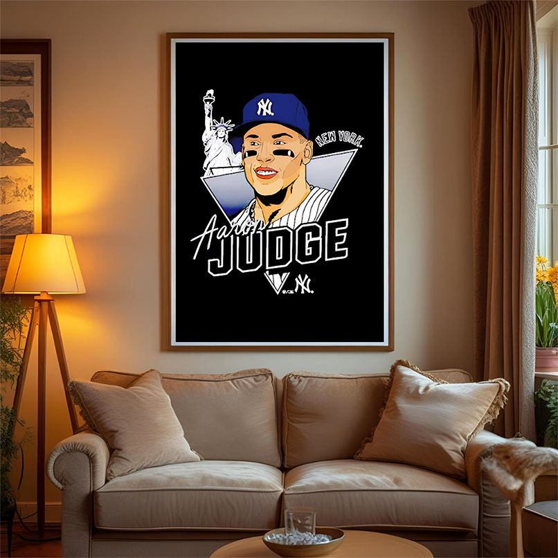 Aaron Judge New York Yankees Profile Big and Tall Caricature Player shirt Aaron Judge New York Yankees Profile Big and Tall Caricature Player shirt