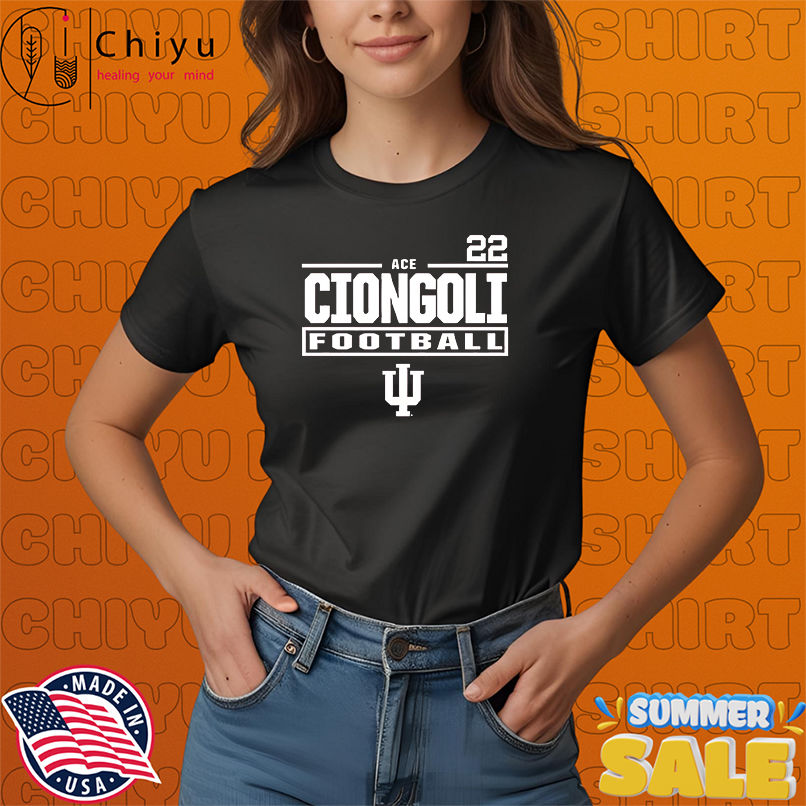 Ace Ciongoli Indiana Hoosiers Crimson 22 shirt