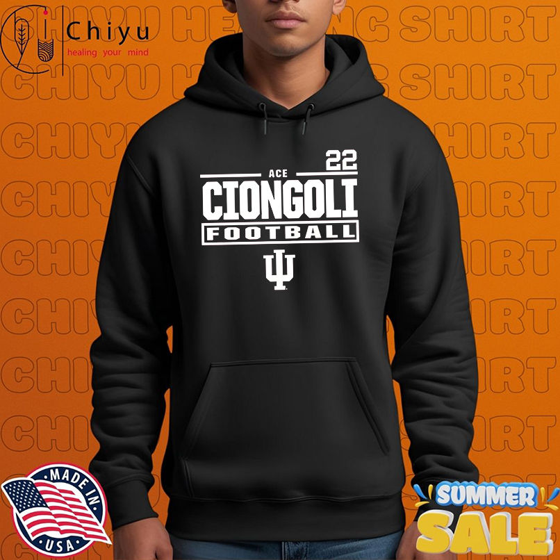Ace Ciongoli Indiana Hoosiers Crimson 22 shirt