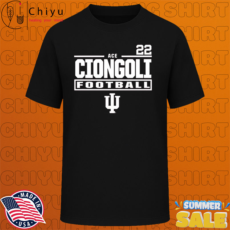 Ace Ciongoli Indiana Hoosiers Crimson 22 shirt