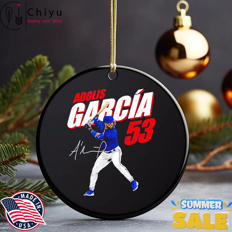 Adolis Garcia #53 Texas Baseball Players signature retro shirt