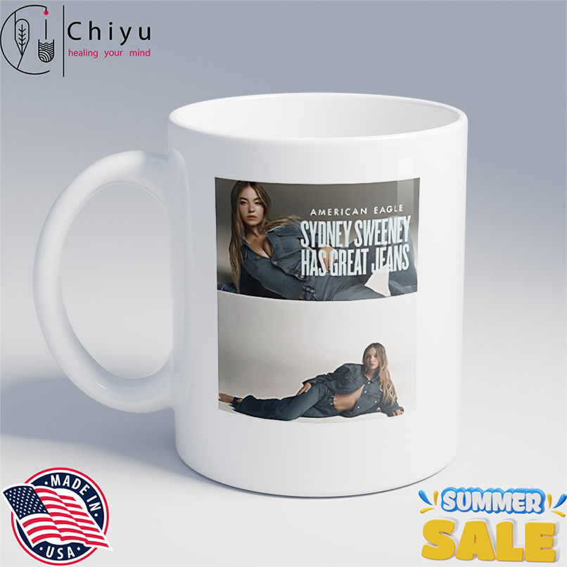 American Eagle Sydney Sweeney has great jeans shirt