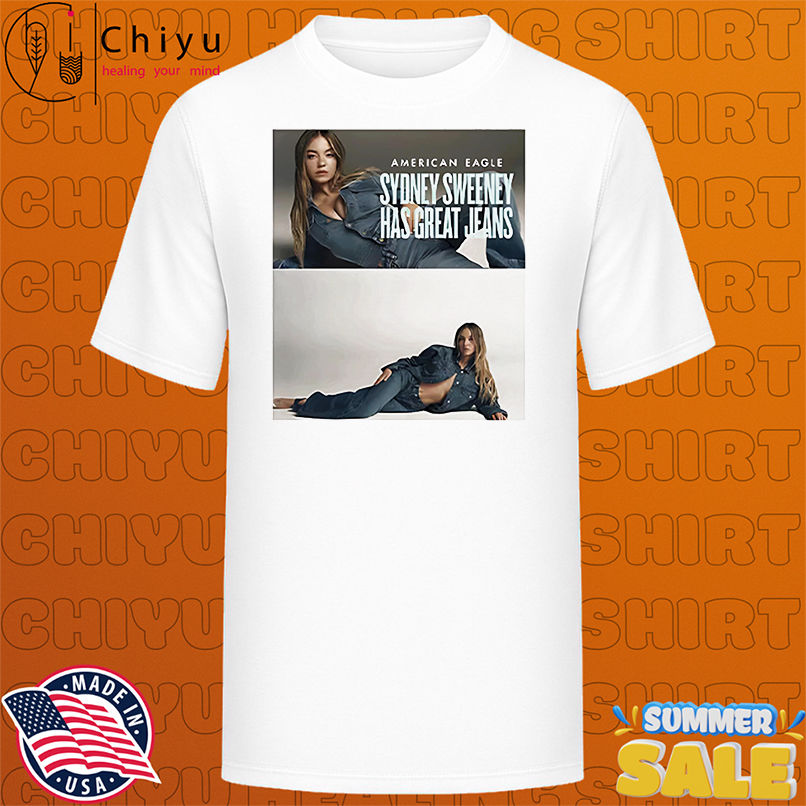 American Eagle Sydney Sweeney has great jeans shirt
