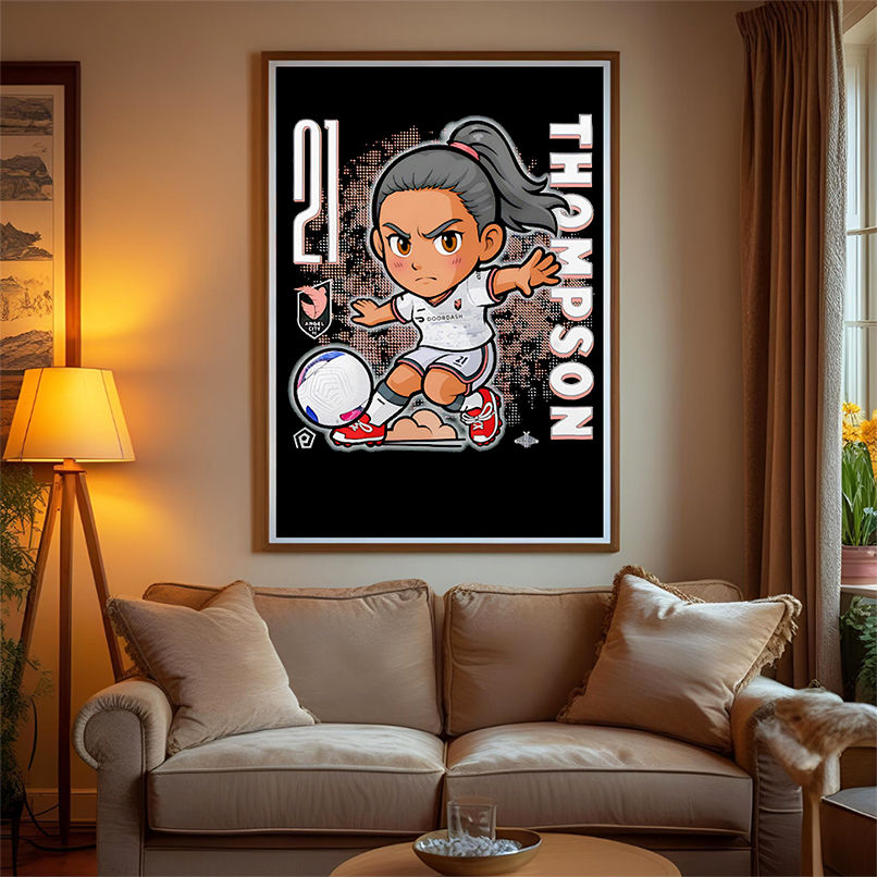 Angel City FC Alyssa Thompson chibi cartoon shirt Angel City FC Alyssa Thompson chibi cartoon shirt