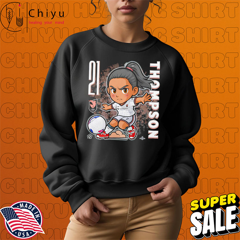Angel City FC Alyssa Thompson chibi cartoon shirt Angel City FC Alyssa Thompson chibi cartoon shirt