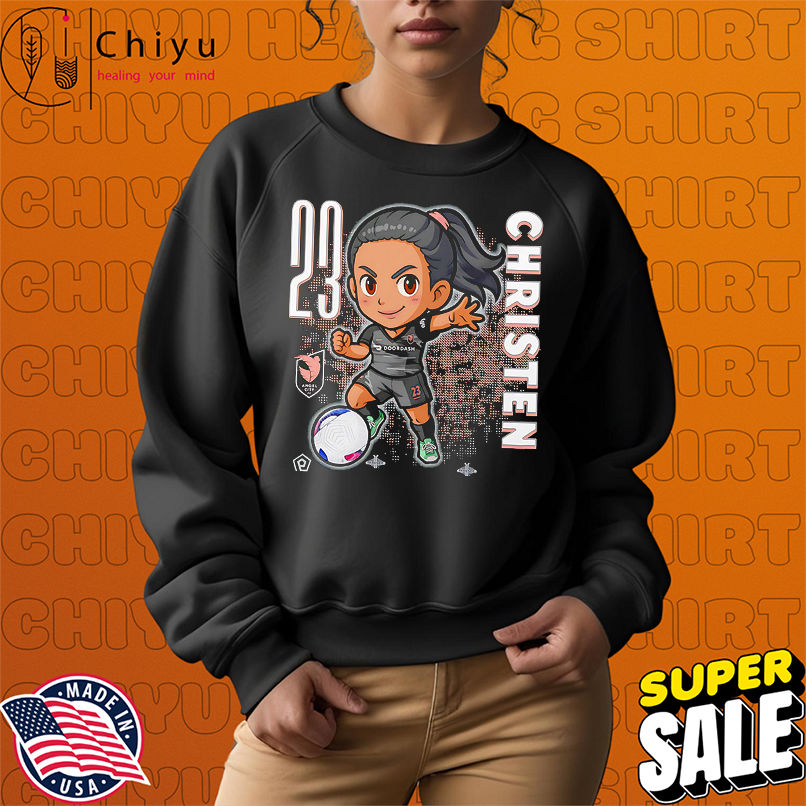 Angel City FC Christen Press chibi cartoon shirt Angel City FC Christen Press chibi cartoon shirt