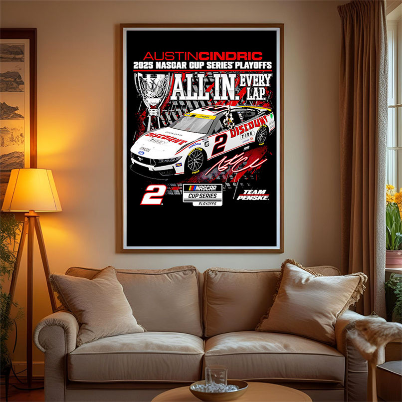 Austin Cindric 2025 NASCAR Cup Series Playoffs Discount Tire shirt Austin Cindric 2025 NASCAR Cup Series Playoffs Discount Tire shirt
