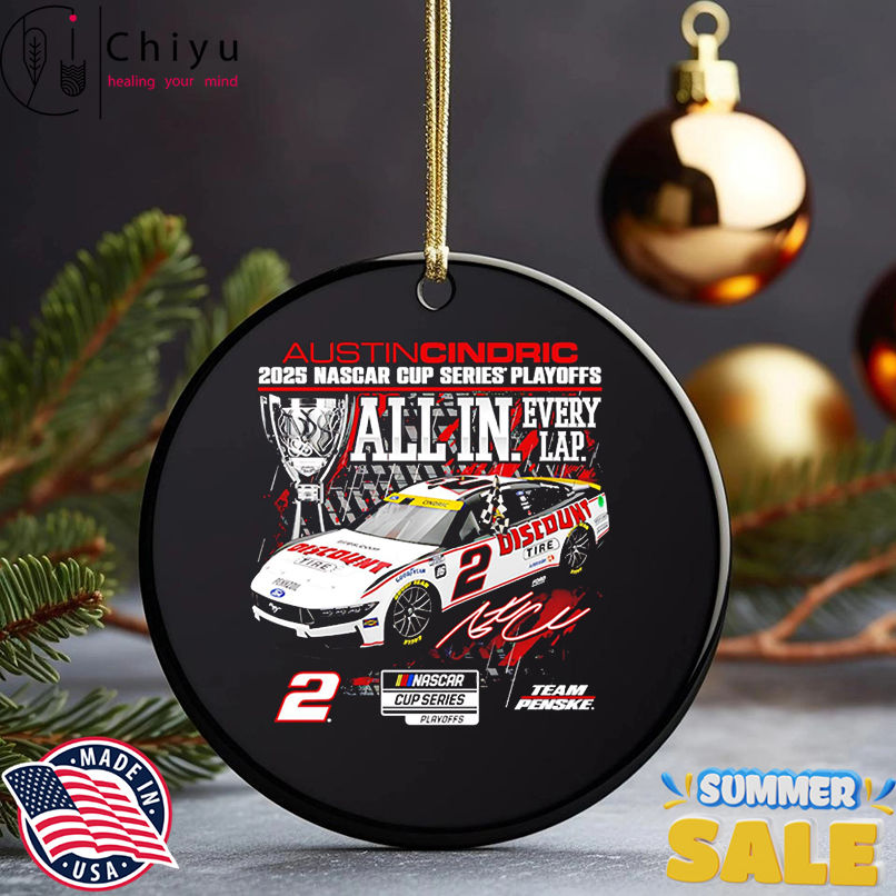 Austin Cindric Checkered Flag Sports 2025 NASCAR Cup Series Playoffs Discount Tire shirt