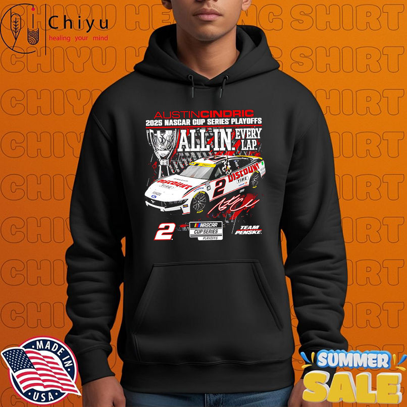 Austin Cindric Checkered Flag Sports 2025 NASCAR Cup Series Playoffs Discount Tire shirt Austin Cindric Checkered Flag Sports 2025 NASCAR Cup Series Playoffs Discount Tire shirt