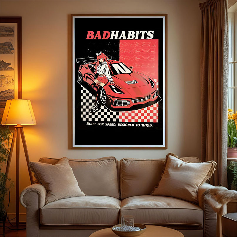 Bad habits built for speed designed to thrill shirt Bad habits built for speed designed to thrill shirt