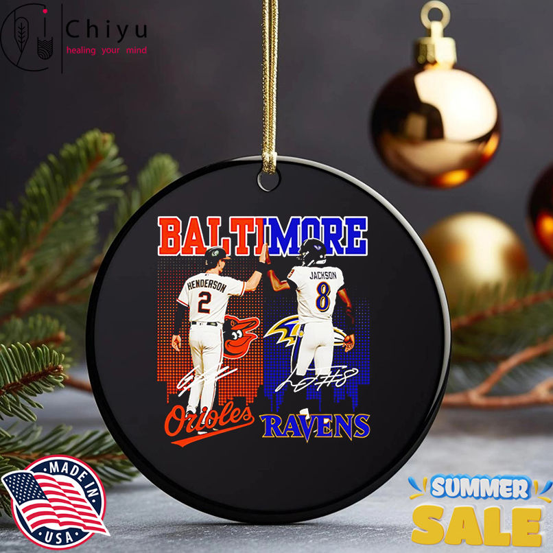 Baltimore Gunnar Henderson Baltimore Orioles and Lamar Jackson Baltimore Ravens shirt