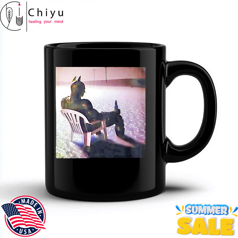 Batman Sitting In The Rain A Night Off Retro Photo shirt