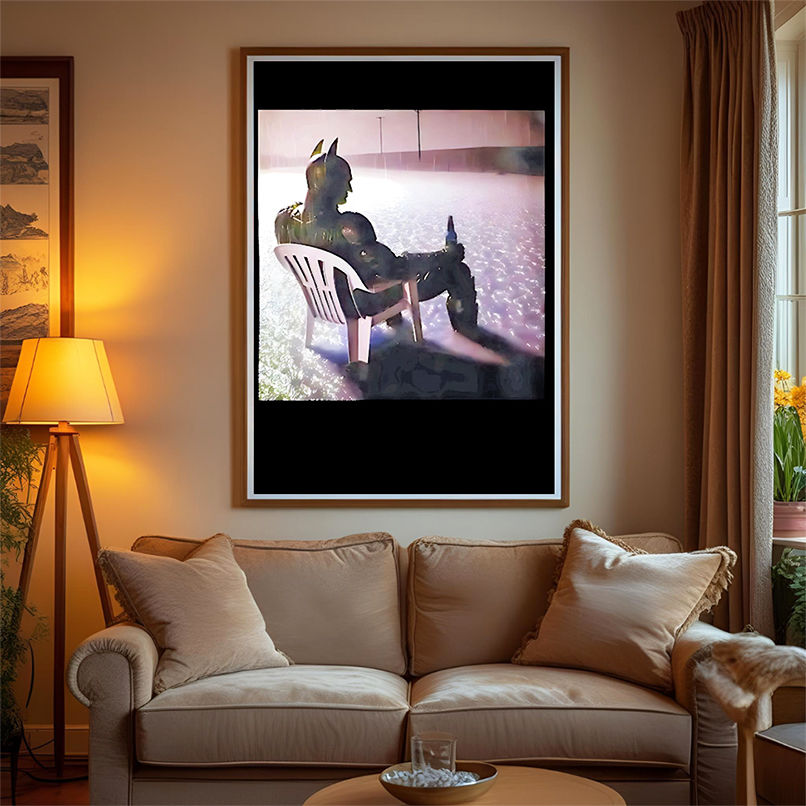 Batman Sitting In The Rain A Night Off Retro Photo shirt Batman Sitting In The Rain A Night Off Retro Photo shirt