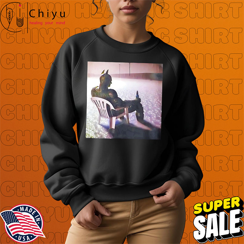 Batman Sitting In The Rain A Night Off Retro Photo shirt Batman Sitting In The Rain A Night Off Retro Photo shirt