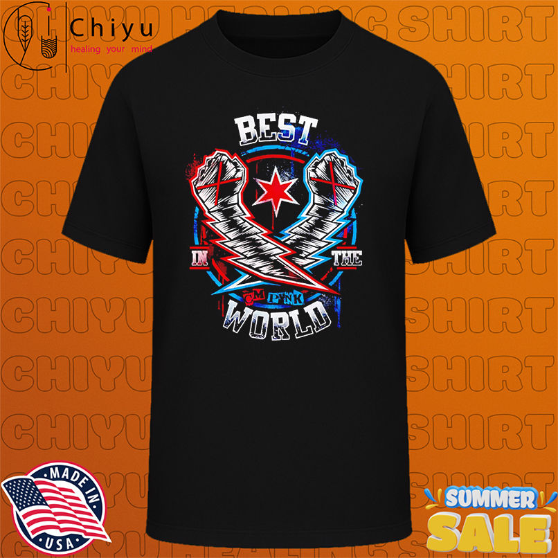 Best In The World CM Punk WWE design shirt
