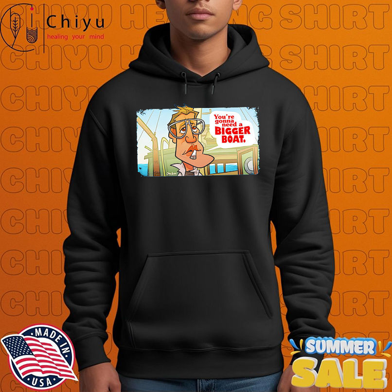 Bigger boat Martin Brody Jaws shirt Bigger boat Martin Brody Jaws shirt