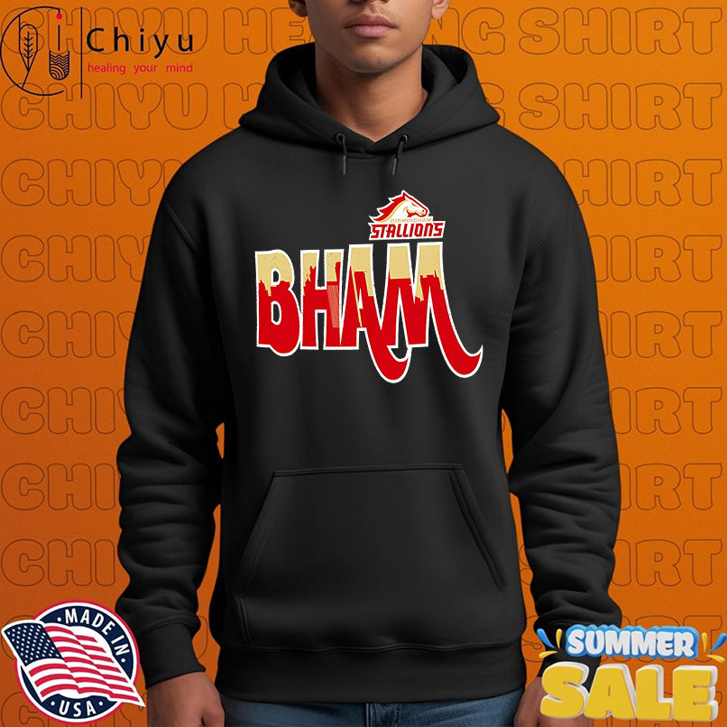 Birmingham Stallions Bham shirt, Hoodie, Sweatshirt, Poster Canvas, Mug, Ornaments 2 Birmingham Stallions Bham shirt