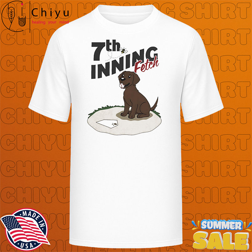 Black Lab 7th inning fetch shirt