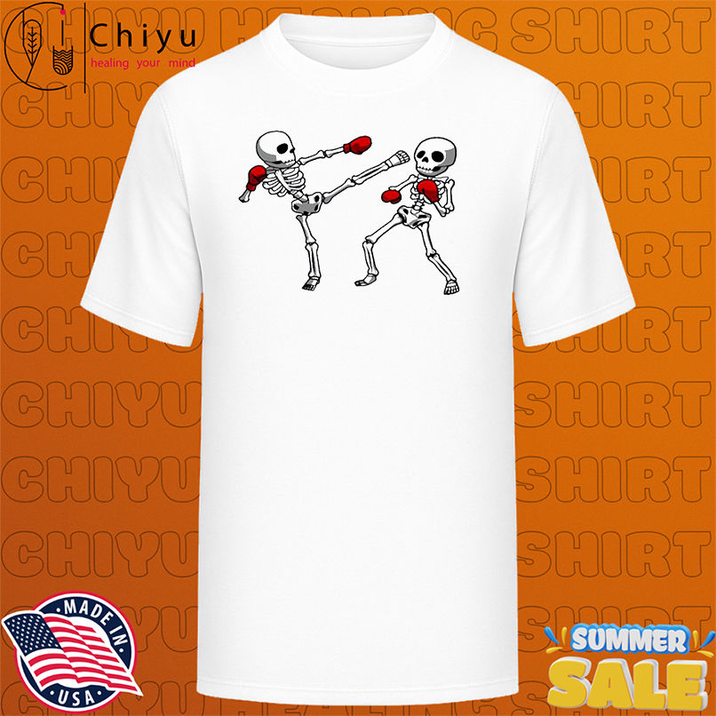 Boxing skeletons shirt