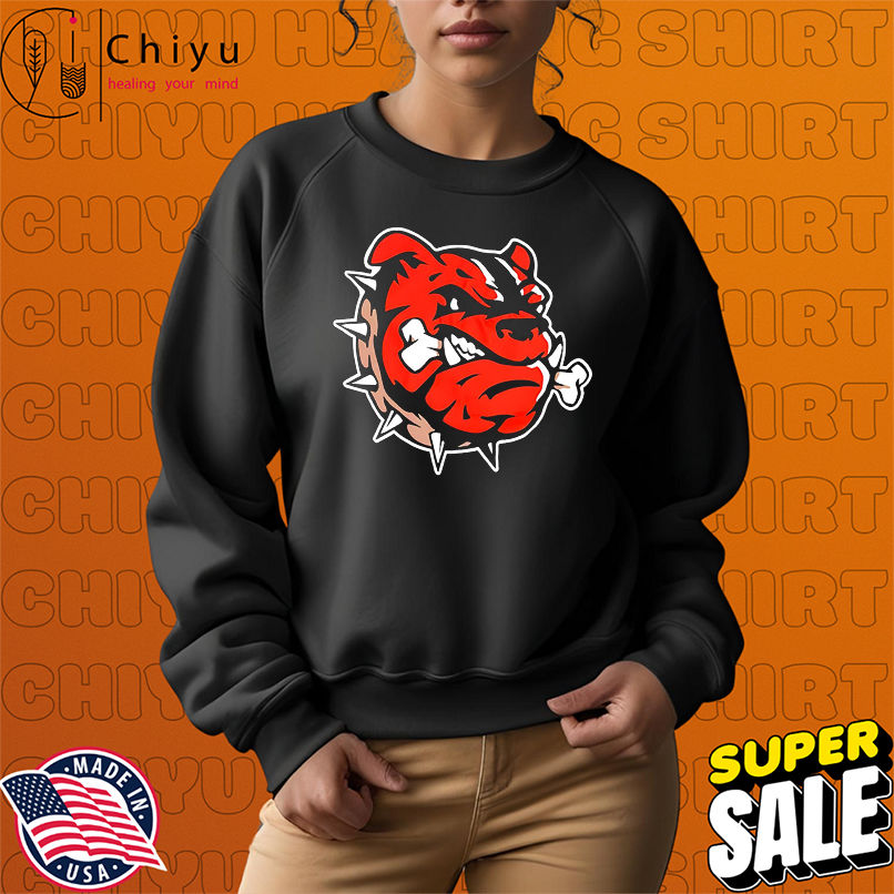 Brown Cleveland Football DAWG Logo shirt