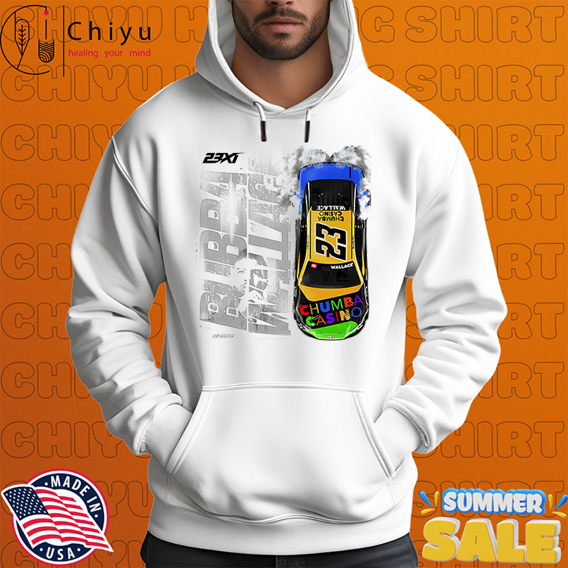 Bubba Wallace 23XI Racing Chumba Casino Car shirt Bubba Wallace 23XI Racing Chumba Casino Car shirt