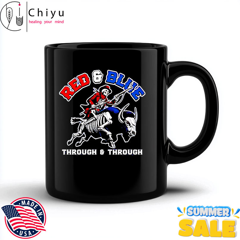 Buffalo Bills red and blue through and through shirt