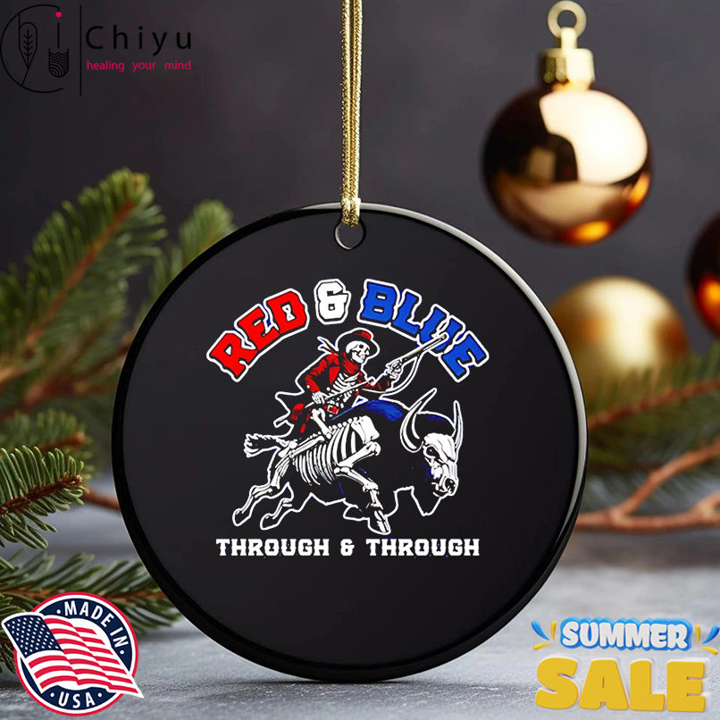 Buffalo Bills red and blue through and through shirt