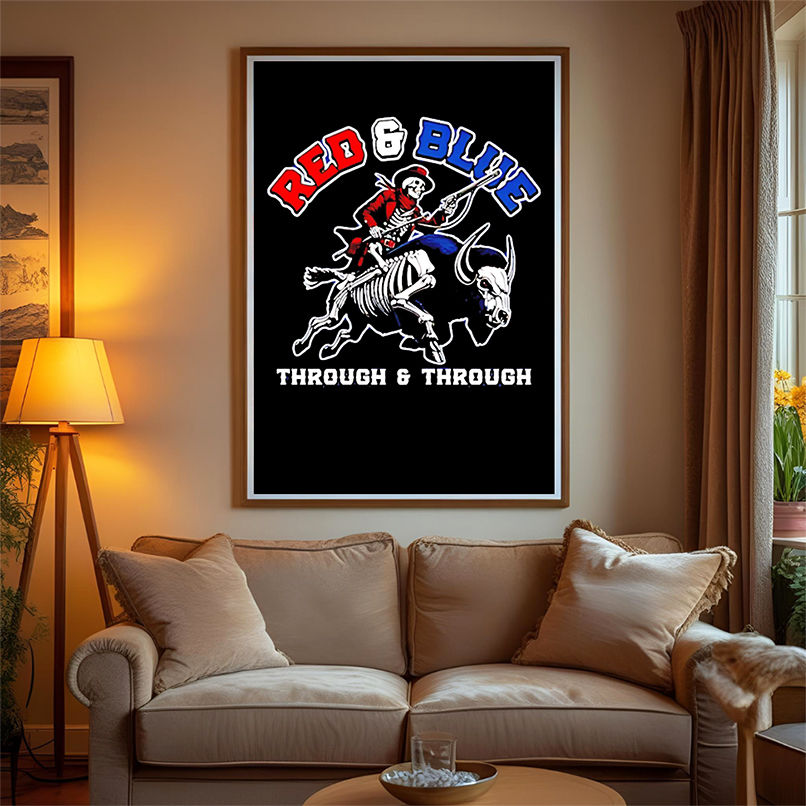 Buffalo Bills red and blue through and through shirt Buffalo Bills red and blue through and through shirt