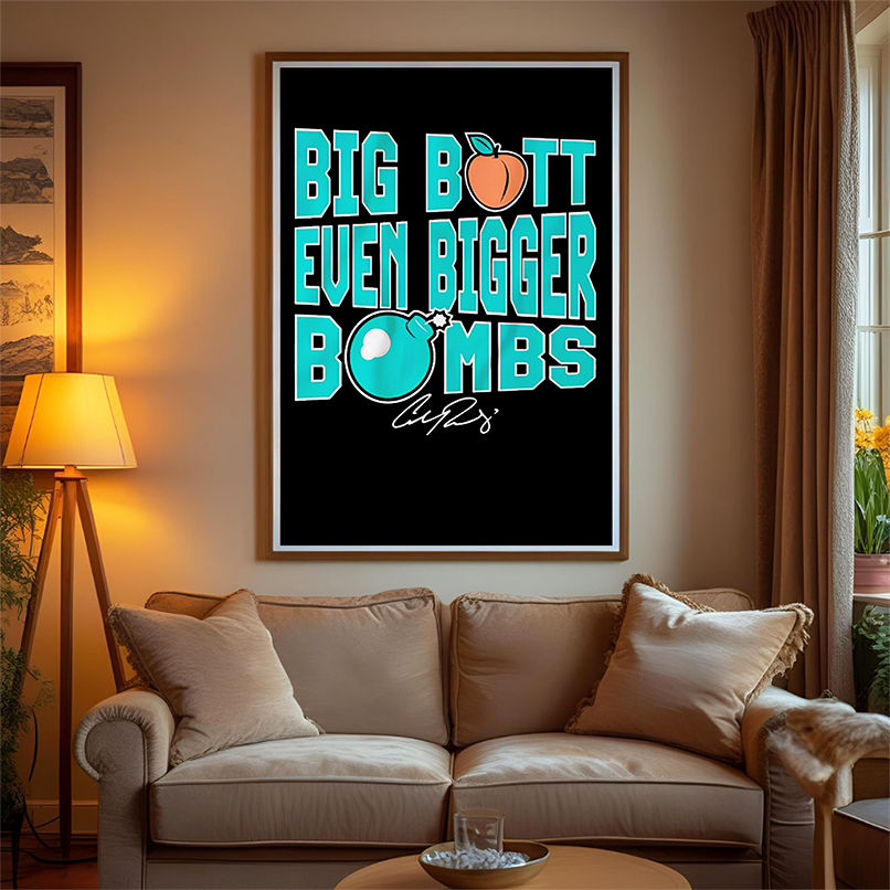 Cal Raleigh Big Butt Even Bigger Bombs signature shirt Cal Raleigh Big Butt Even Bigger Bombs signature shirt