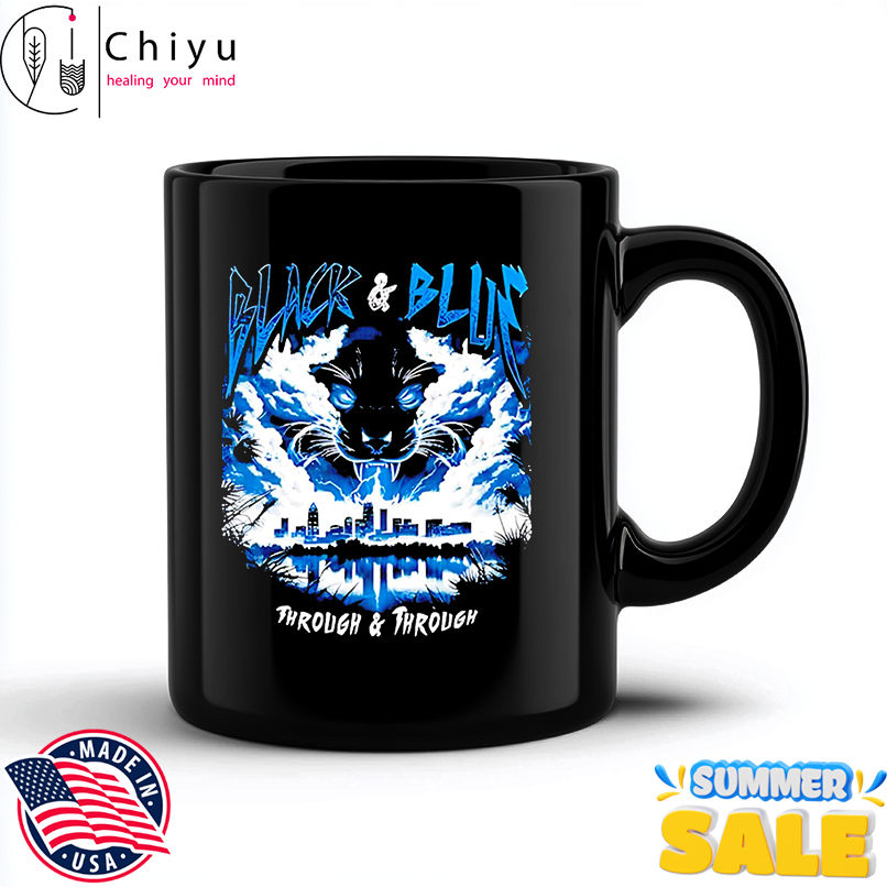 Carolina Panthers black and blue through and through shirt