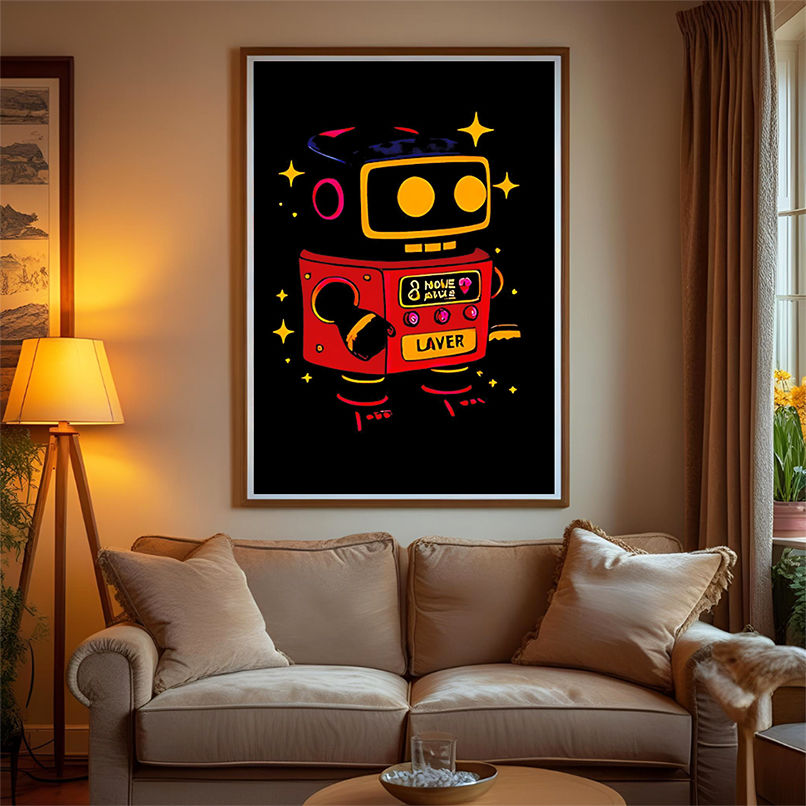 Cartoon Robot Fun Mecha Graphic shirt Cartoon Robot Fun Mecha Graphic shirt