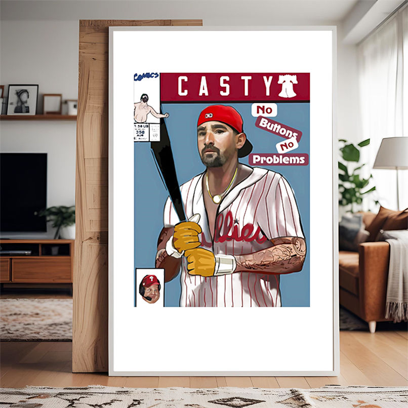 Casty Nick Castellanos no buttons no problems shirt Casty Nick Castellanos no buttons no problems shirt