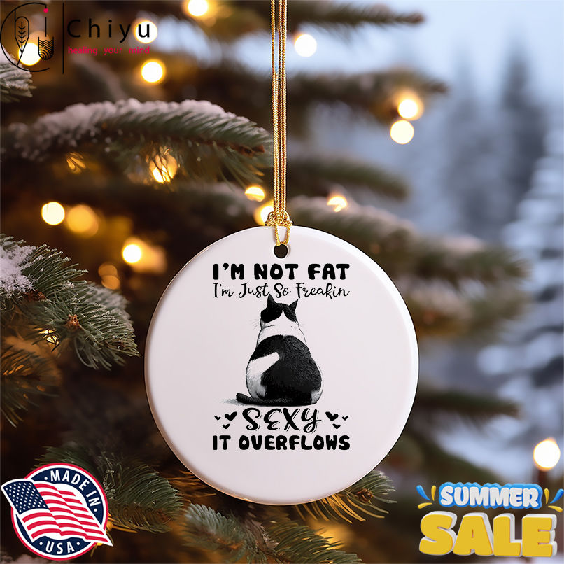 Cat I'm not fat I'm just so freakin sexy it overflows shirt