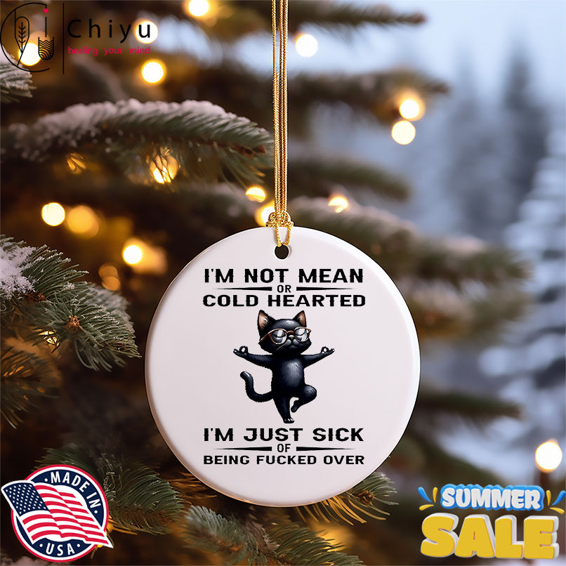 Cat I'm not mean or cold hearted I'm just sick of being fucked over shirt