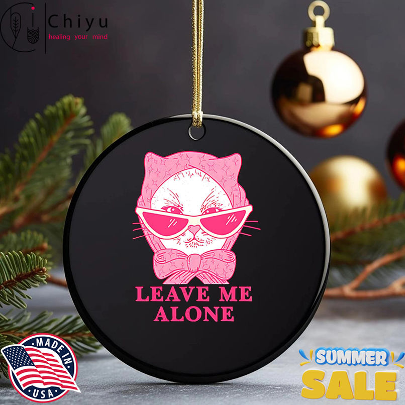 Cat leave me alone shirt